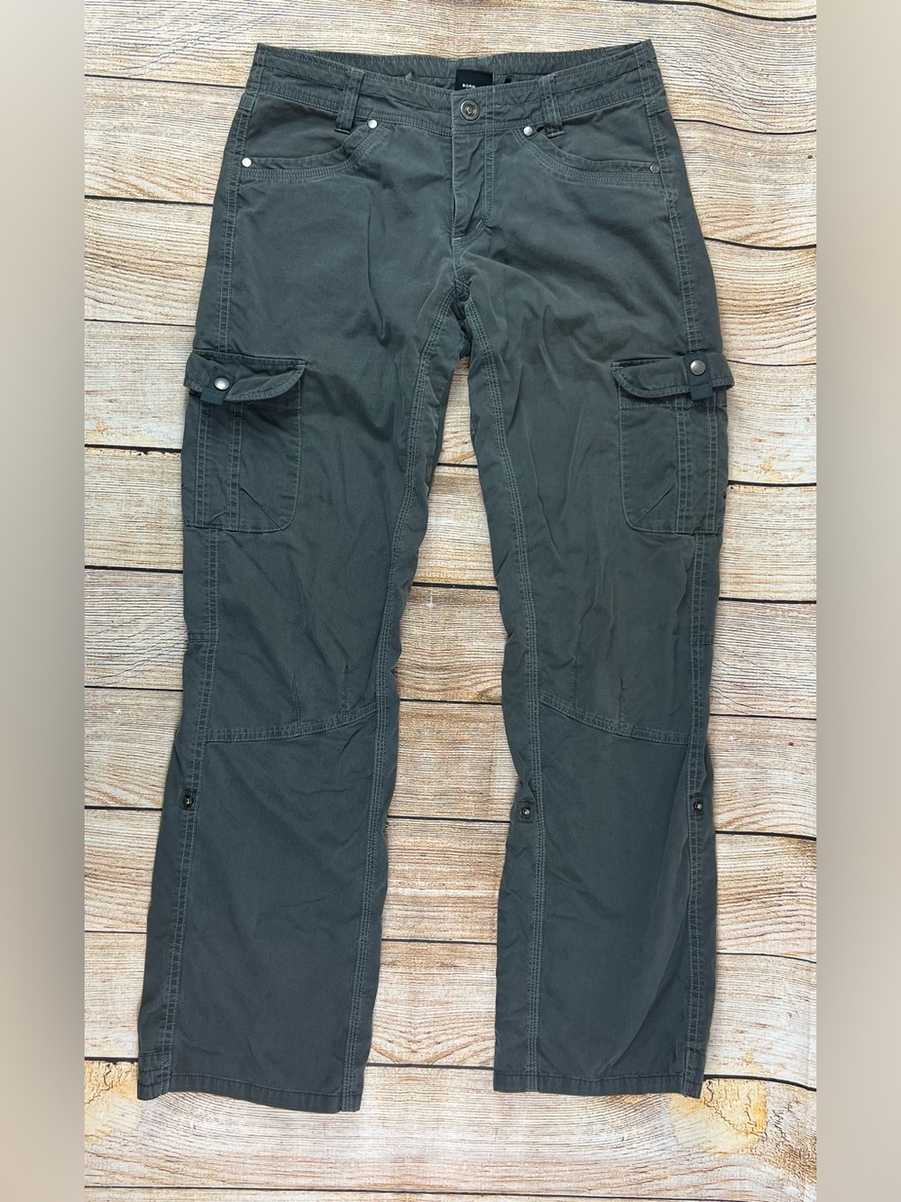 Kuhl Women's Splash Roll Up Cargo Pants Grey Size 6